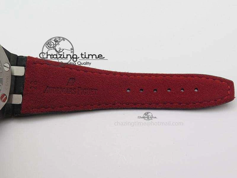 Royal Oak Offshore Singapore Grand Prix Forged Carbon JF Best Edition on Leather Strap A UrbanChic 5130