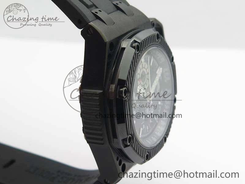 Royal Oak Offshore Survivor DLC Noob 1:1 Best Edition Black Dial On Rubber Strap (Free Black Leather Strap) AllSeason 4974