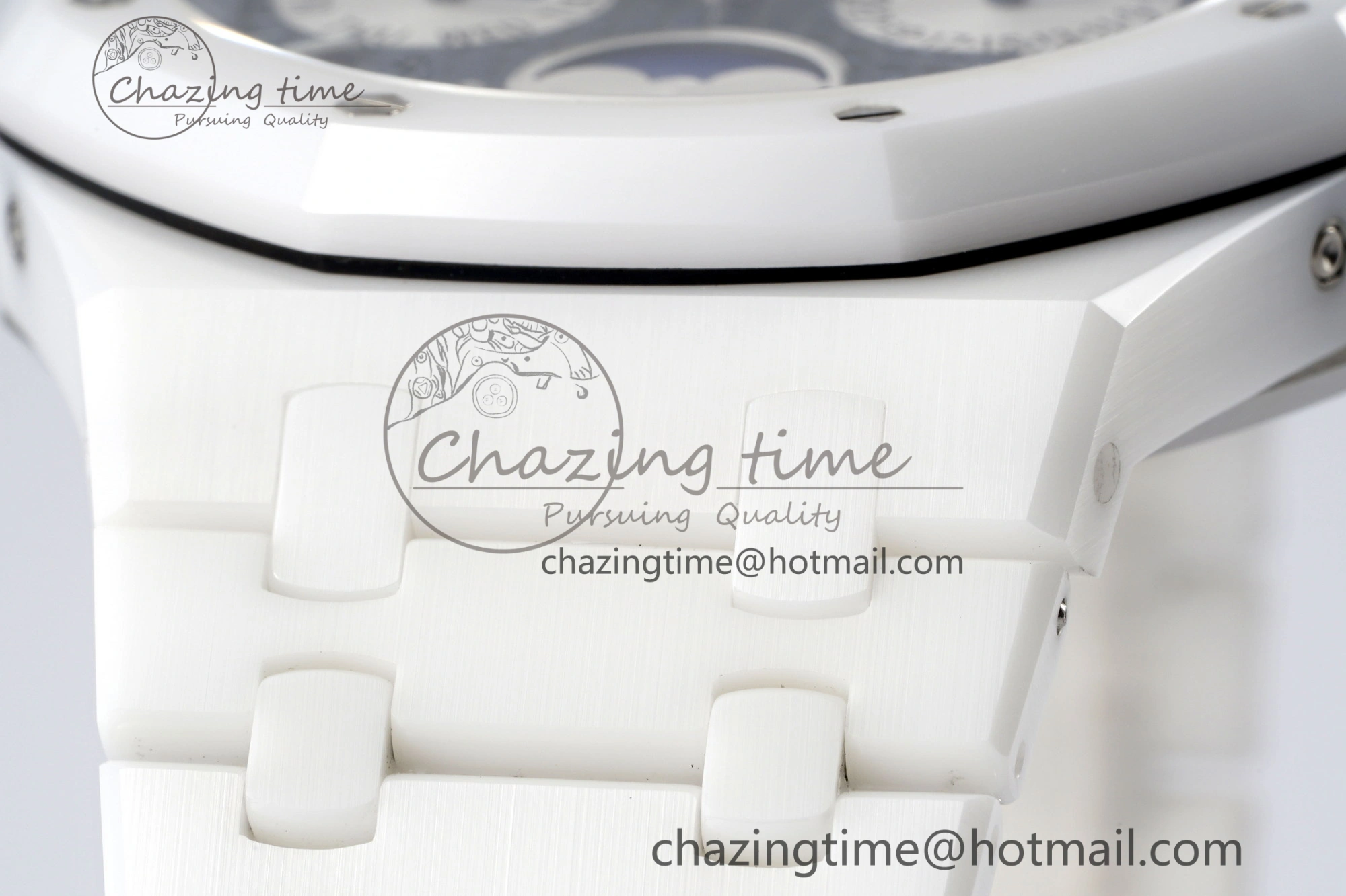Affordable Royal Oak Perpetual Calendar 26579CB White Ceramic APSF Best Edition on White Ceramic Bracelet A5134 V 4734