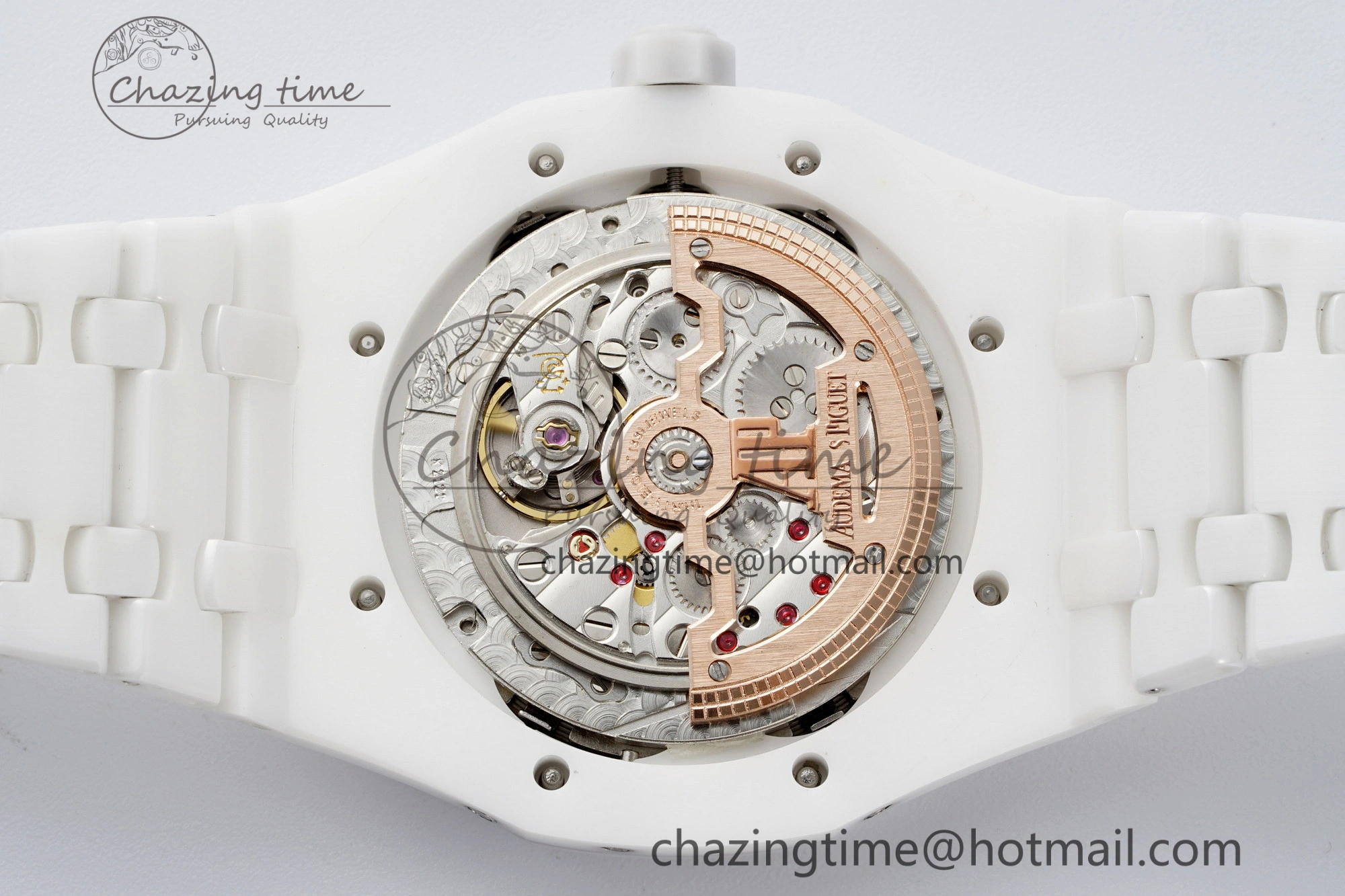 Affordable Royal Oak Perpetual Calendar 26579CB White Ceramic APSF Best Edition on White Ceramic Bracelet A5134 V 4734