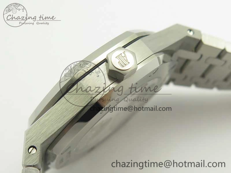 Lightweight Royal Oak Tourbillon Extra-thin SS JF 1:1 Best Edition Blue Textured Dial on SS Bracelet 4917