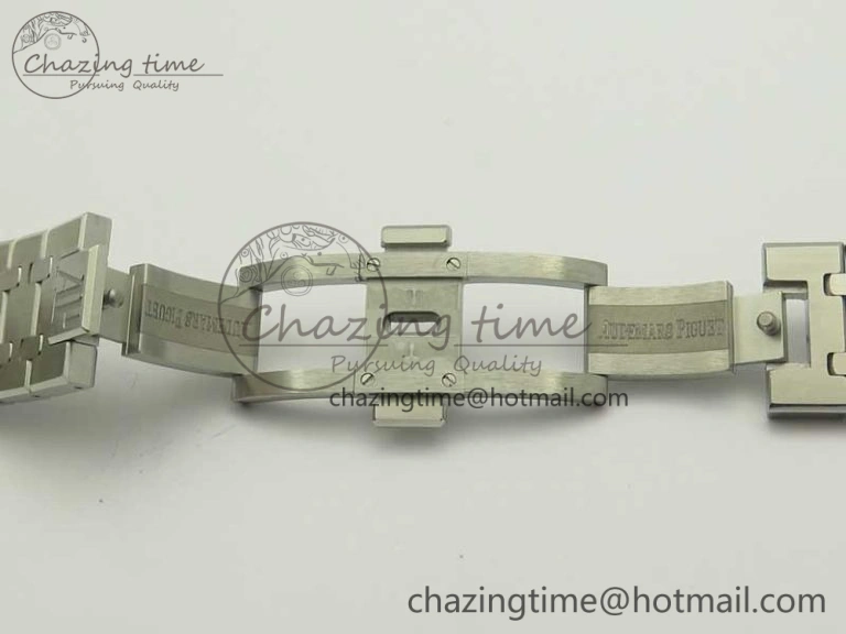 Lightweight Royal Oak Tourbillon Extra-thin SS JF 1:1 Best Edition Blue Textured Dial on SS Bracelet 4917