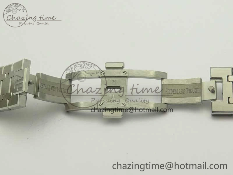 Lightweight Royal Oak Tourbillon Extra-thin SS JF 1:1 Best Edition Blue Textured Dial on SS Bracelet 4917
