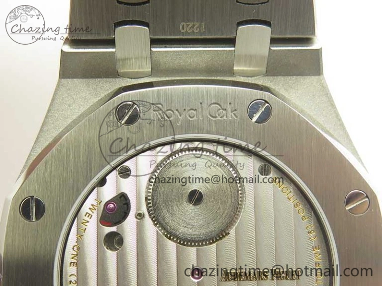 Lightweight Royal Oak Tourbillon Extra-thin SS JF 1:1 Best Edition Blue Textured Dial on SS Bracelet 4917