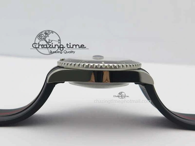 Effortless RubberB Red Line Rubber Strap With Tang Buckle For Submariner 4150