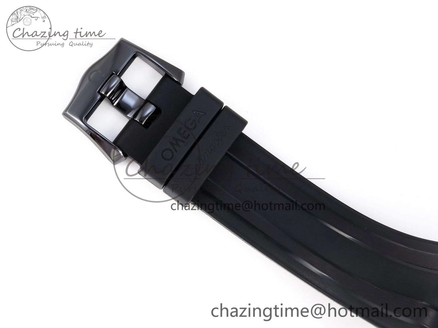 SEAMASTER 300M 43.5MM BLACK CERAMIC VSF 1:1 BEST EDITION BLACK DIAL ON BLACK RUBBER STRAP A Effortless 7766