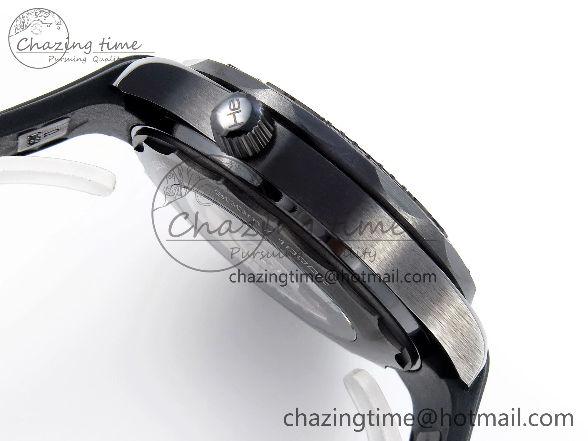 SEAMASTER 300M 43.5MM BLACK CERAMIC VSF 1:1 BEST EDITION BLACK DIAL ON BLACK RUBBER STRAP A Effortless 7766