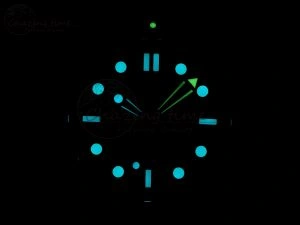 WaterResistant SEAMASTER 300M 43.5MM BLACK CERAMIC VSF 1:1 BEST EDITION BLACK DIAL RG BEZEL ON BLACK RUBBER STRAP A 7767
