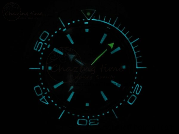 Timeless SEAMASTER 6000M ULTRA DEEP SS VSF 1:1 BEST EDITION BROWN DIAL ORANGE BEZEL ON SS BRACELET A8912 SUPER CLONE 7736
