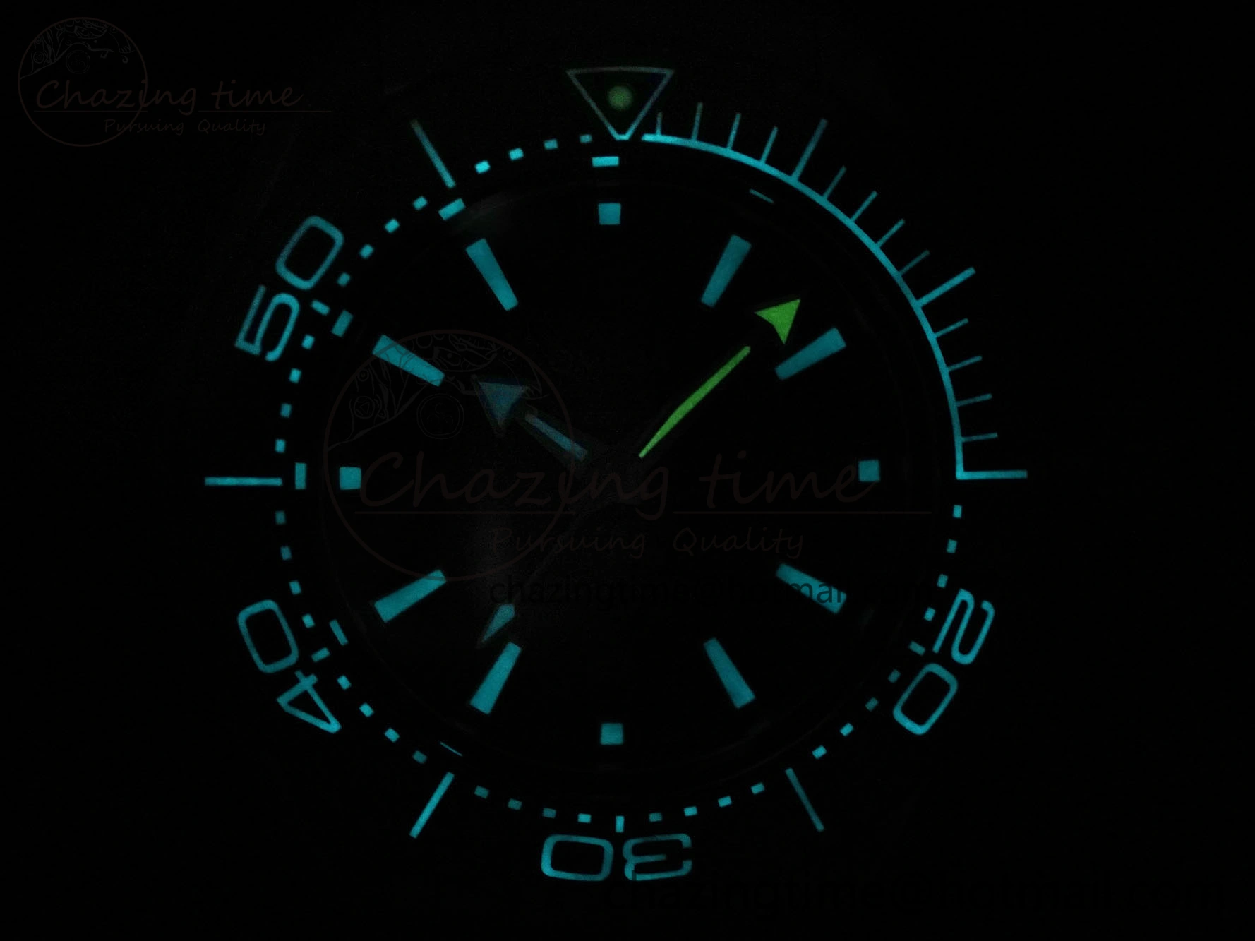 Timeless SEAMASTER 6000M ULTRA DEEP SS VSF 1:1 BEST EDITION BROWN DIAL ORANGE BEZEL ON SS BRACELET A8912 SUPER CLONE 7736