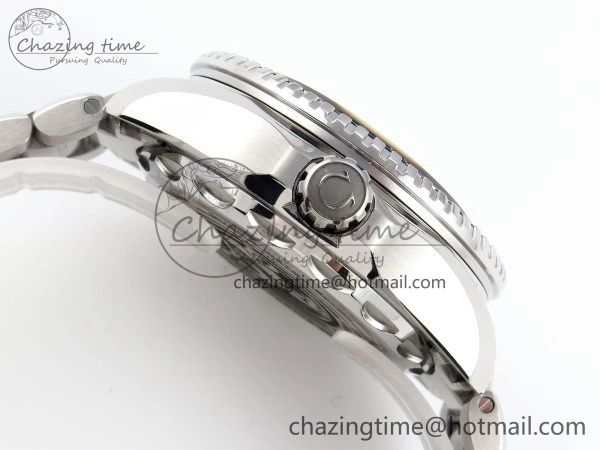 Packable SEAMASTER PLANET OCEAN 6000M ULTRA DEEP 45.5MM SS TF 1:1 BEST EDITION BLUE DIAL BLACK BEZEL ON SS BRACELET A 7760