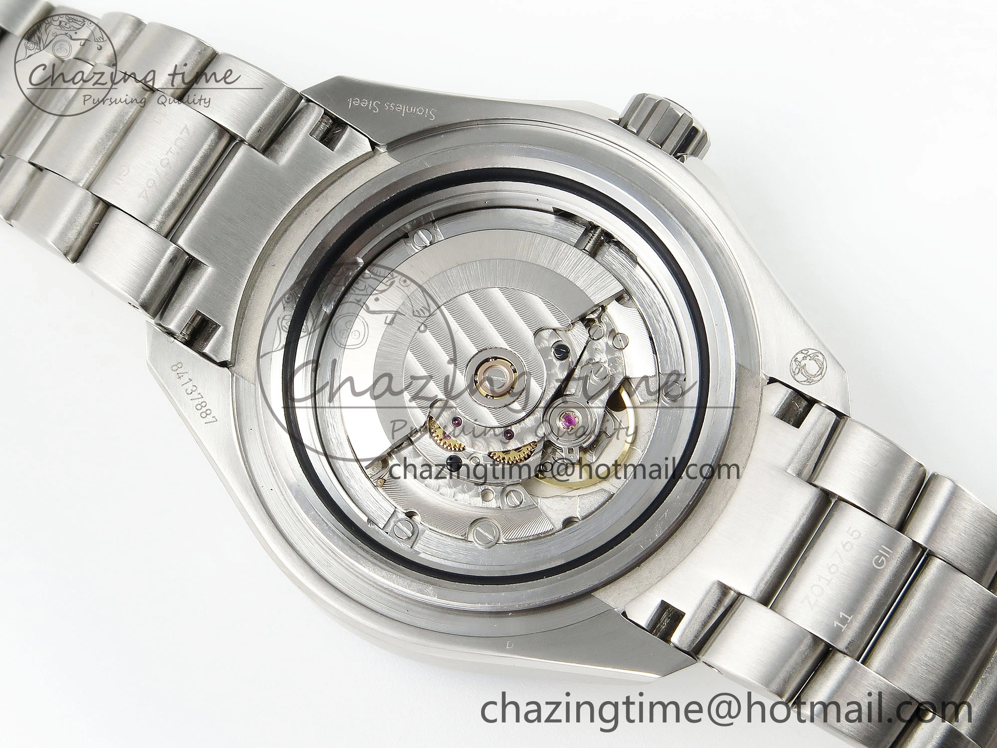 Packable SEAMASTER PLANET OCEAN 6000M ULTRA DEEP 45.5MM SS TF 1:1 BEST EDITION BLUE DIAL BLACK BEZEL ON SS BRACELET A 7760