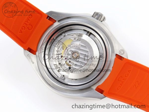SEAMASTER PLANET OCEAN 6000M ULTRA DEEP 45.5MM SS TF 1:1 BEST EDITION GRAY DIAL ORANGE BEZEL ON RUBBER STRAP A HighQuality 7761