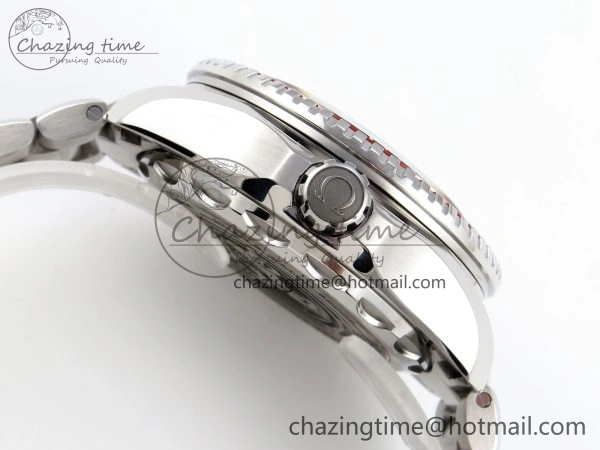 NewStyle SEAMASTER PLANET OCEAN 6000M ULTRA DEEP 45.5MM SS TF 1:1 BEST EDITION GRAY DIAL ORANGE BEZEL ON SS BRACELET A 7757