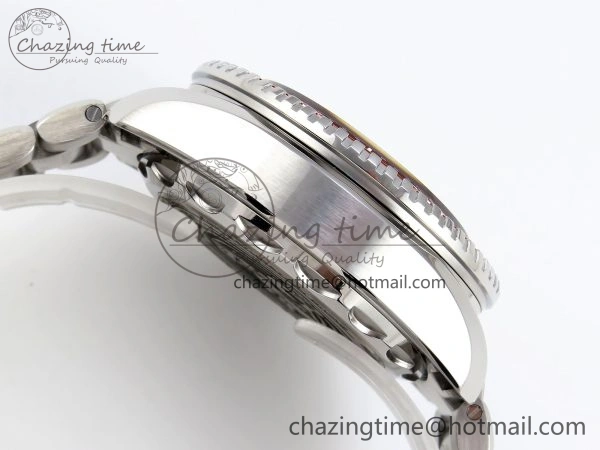 NewStyle SEAMASTER PLANET OCEAN 6000M ULTRA DEEP 45.5MM SS TF 1:1 BEST EDITION GRAY DIAL ORANGE BEZEL ON SS BRACELET A 7757