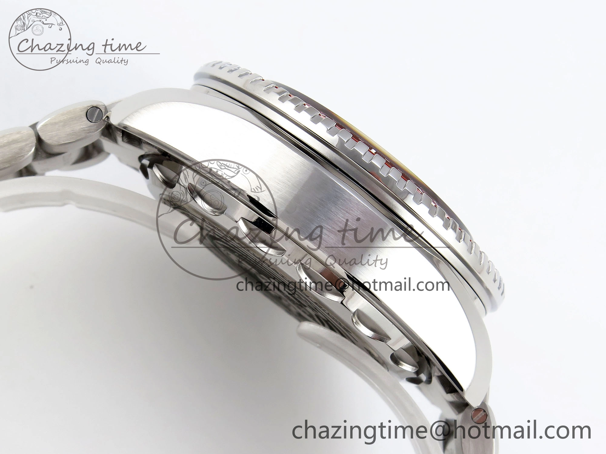 NewStyle SEAMASTER PLANET OCEAN 6000M ULTRA DEEP 45.5MM SS TF 1:1 BEST EDITION GRAY DIAL ORANGE BEZEL ON SS BRACELET A 7757