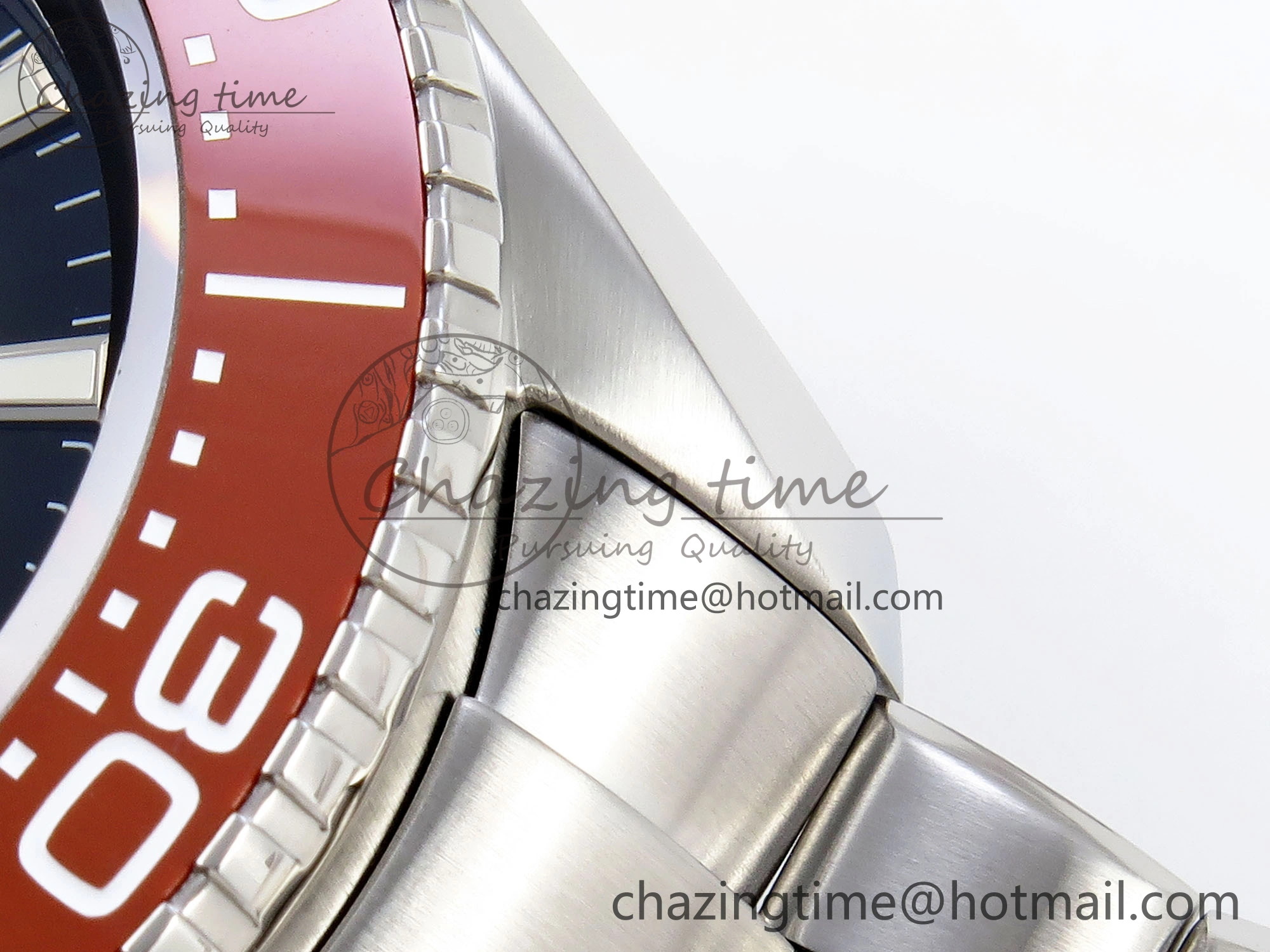 NewStyle SEAMASTER PLANET OCEAN 6000M ULTRA DEEP 45.5MM SS TF 1:1 BEST EDITION GRAY DIAL ORANGE BEZEL ON SS BRACELET A 7757
