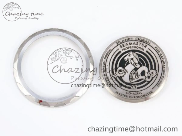 Chic SEAMASTER PLANET OCEAN 6000M ULTRA DEEP 45.5MM SS TF 1:1 BEST EDITION WHITE DIAL BLUE BEZEL ON RUBBER STRAP A 7762