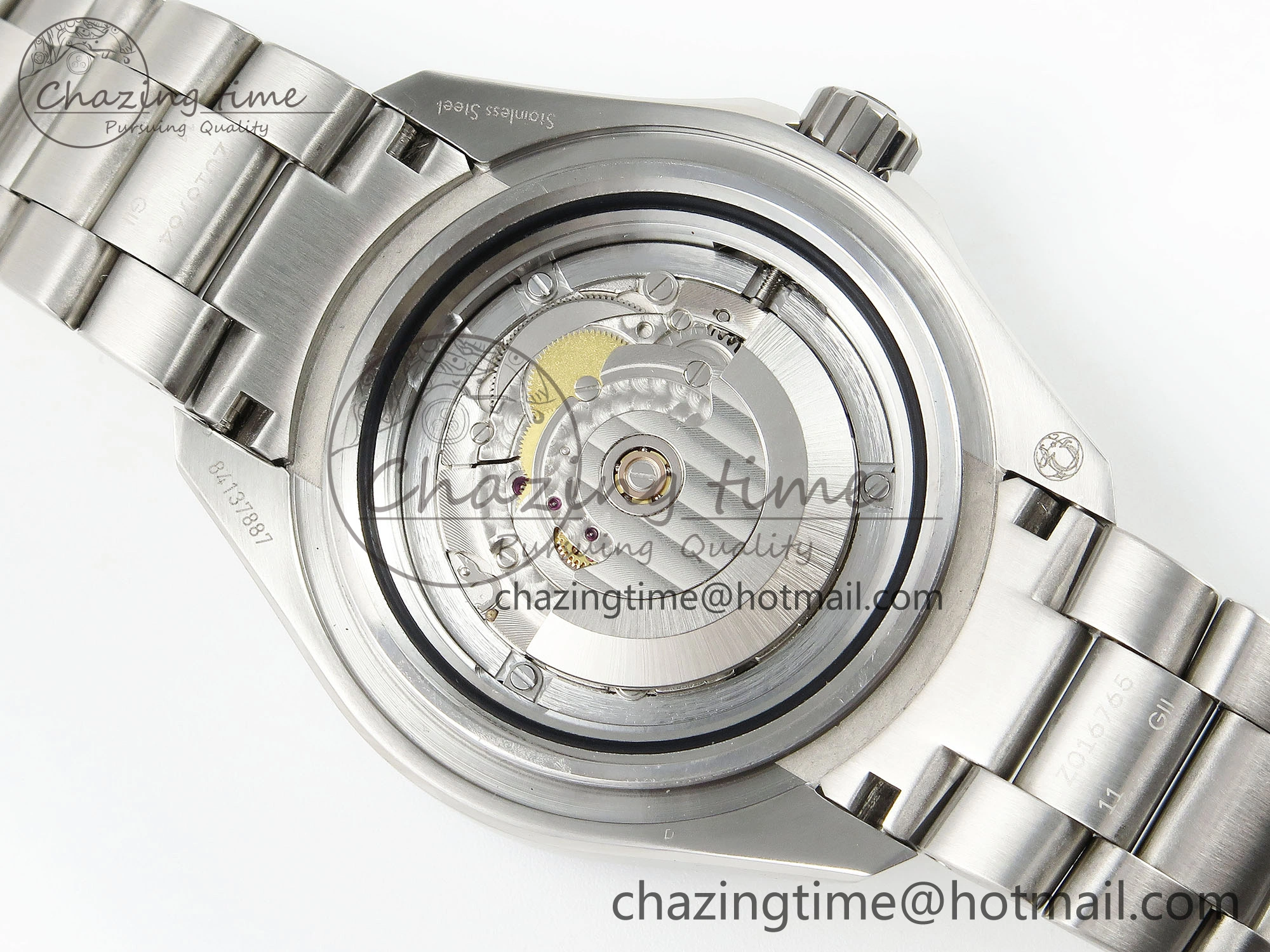 RelaxedFit SEAMASTER PLANET OCEAN 6000M ULTRA DEEP 45.5MM SS TF 1:1 BEST EDITION WHITE DIAL BLUE BEZEL ON SS BRACELET A 7759