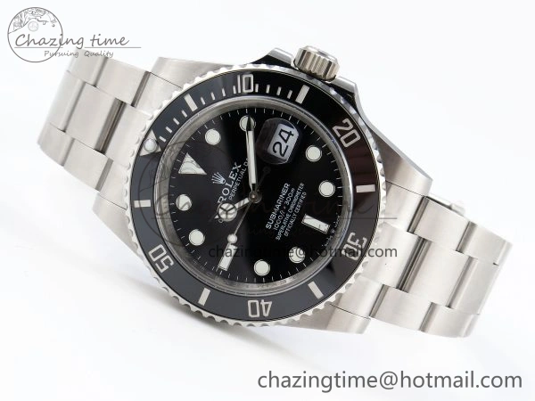 Casual SUBMARINER 41MM 126610 LN BLACK CERAMIC 904L STEEL GMF 1:1 BEST EDITION VR 1803