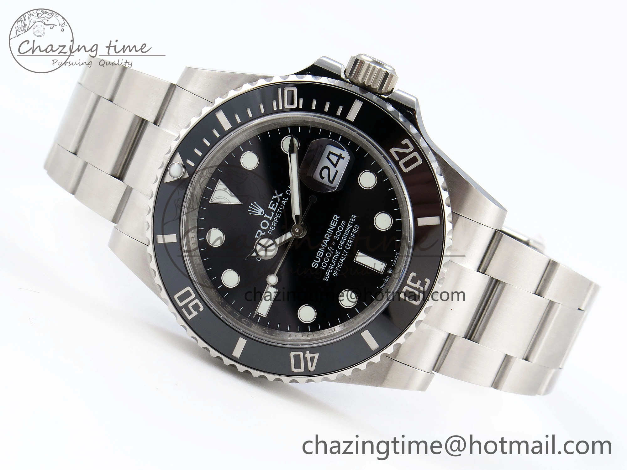 Casual SUBMARINER 41MM 126610 LN BLACK CERAMIC 904L STEEL GMF 1:1 BEST EDITION VR 1803