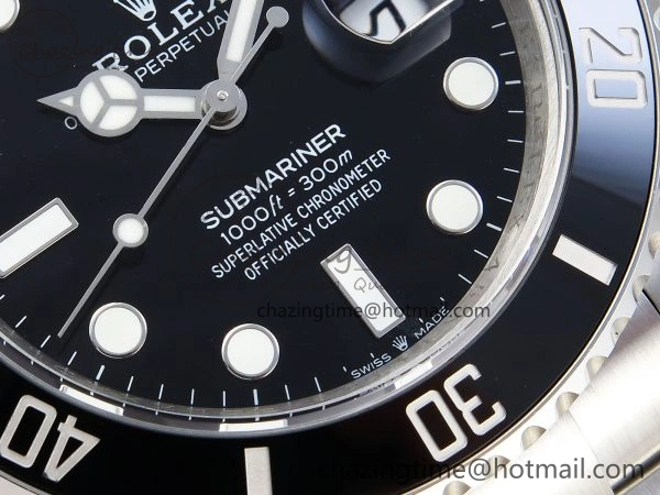 Casual SUBMARINER 41MM 126610 LN BLACK CERAMIC 904L STEEL GMF 1:1 BEST EDITION VR 1803