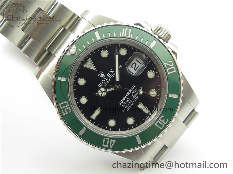 SUBMARINER 41MM 126610 LV KERMIT 904L STEEL GMF 1:1 BEST EDITION A Thermal 2498