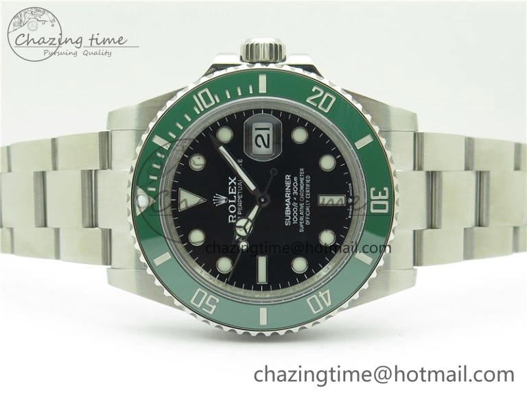 SUBMARINER 41MM 126610 LV KERMIT 904L STEEL GMF 1:1 BEST EDITION A Thermal 2498
