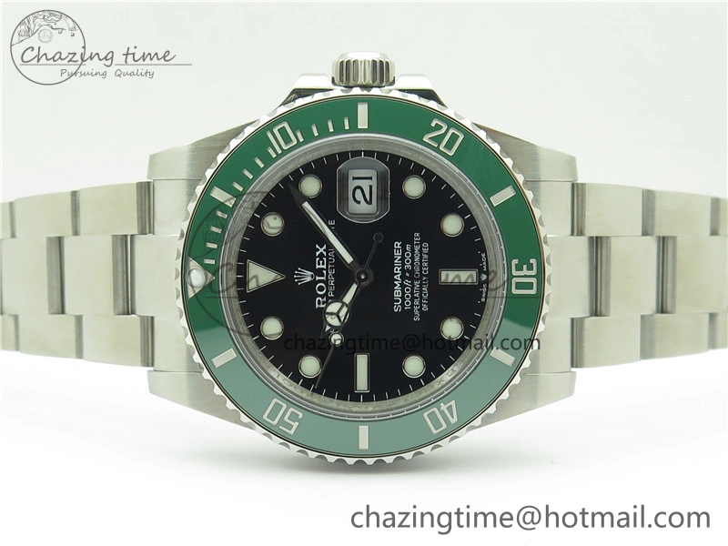 SUBMARINER 41MM 126610 LV KERMIT 904L STEEL GMF 1:1 BEST EDITION A Thermal 2498