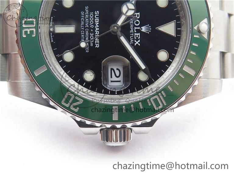 SUBMARINER 41MM 126610 LV KERMIT 904L STEEL GMF 1:1 BEST EDITION A Thermal 2498