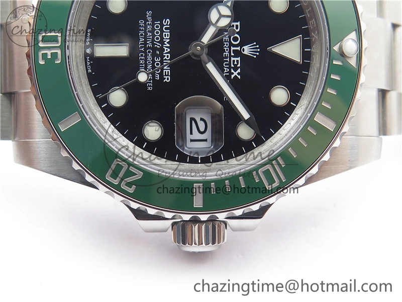 SUBMARINER 41MM 126610 LV KERMIT 904L STEEL GMF 1:1 BEST EDITION A Thermal 2498