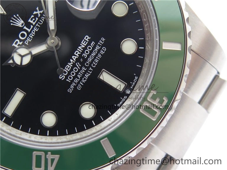 SUBMARINER 41MM 126610 LV KERMIT 904L STEEL GMF 1:1 BEST EDITION A Thermal 2498