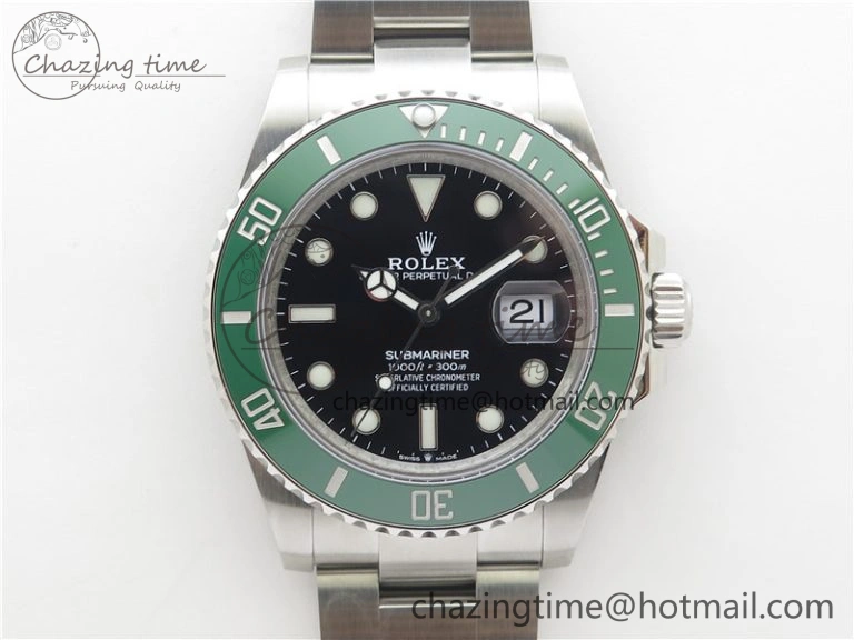 SUBMARINER 41MM 126610 LV KERMIT 904L STEEL GMF 1:1 BEST EDITION A Thermal 2498