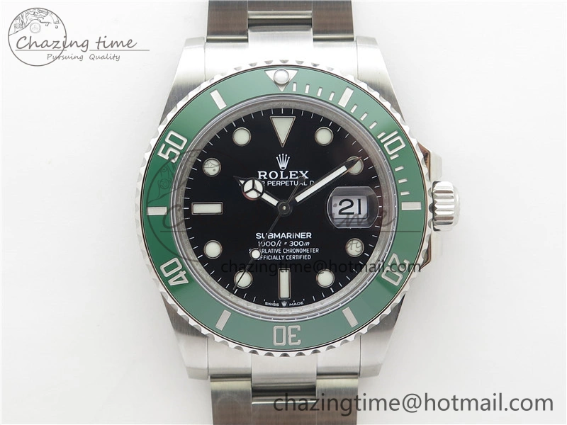 SUBMARINER 41MM 126610 LV KERMIT 904L STEEL GMF 1:1 BEST EDITION A Thermal 2498