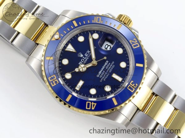 SUBMARINER 41MM 126613 LB SS YG BLUE CERAMIC 904L STEEL GMF 1:1 BEST EDITION VR MoistureWicking 1794