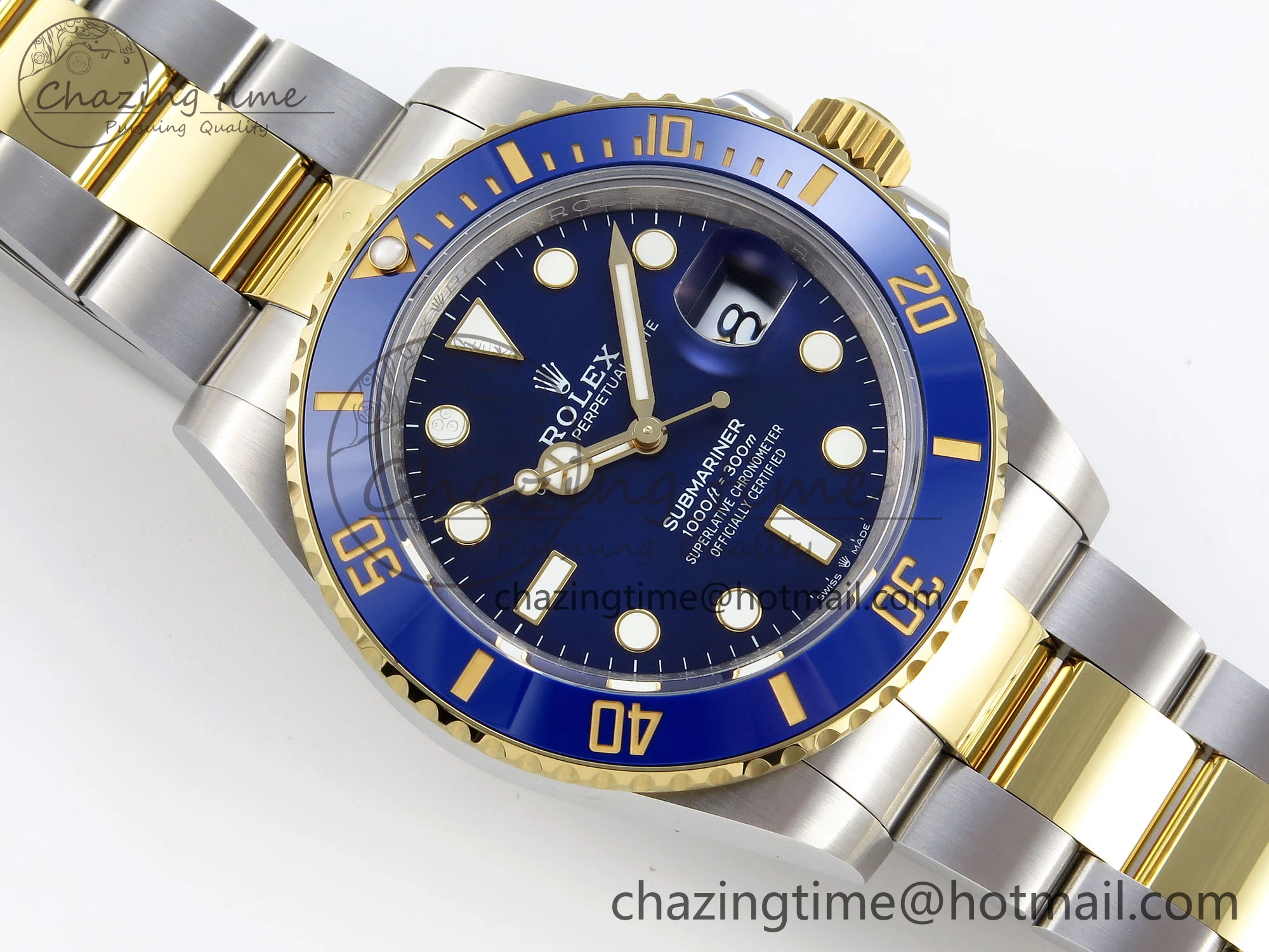 SUBMARINER 41MM 126613 LB SS YG BLUE CERAMIC 904L STEEL GMF 1:1 BEST EDITION VR MoistureWicking 1794