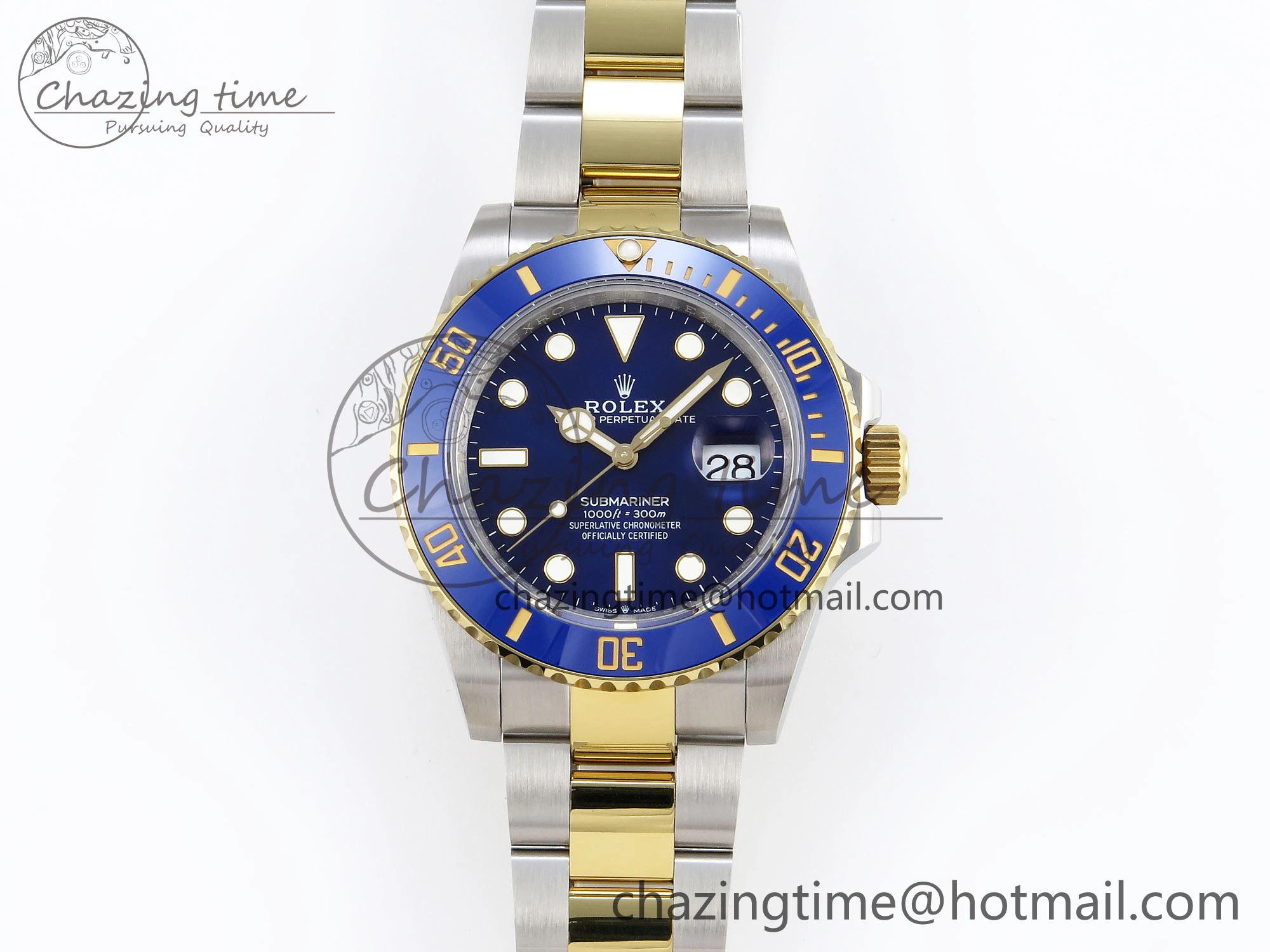 SUBMARINER 41MM 126613 LB SS YG BLUE CERAMIC 904L STEEL GMF 1:1 BEST EDITION VR MoistureWicking 1794