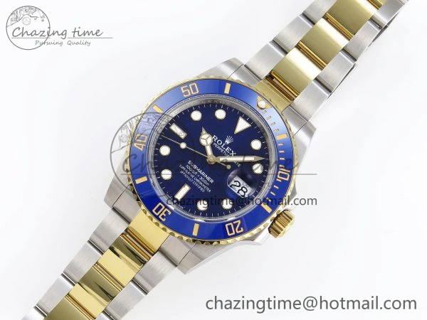 SUBMARINER 41MM 126613 LB SS YG BLUE CERAMIC 904L STEEL GMF 1:1 BEST EDITION VR MoistureWicking 1794