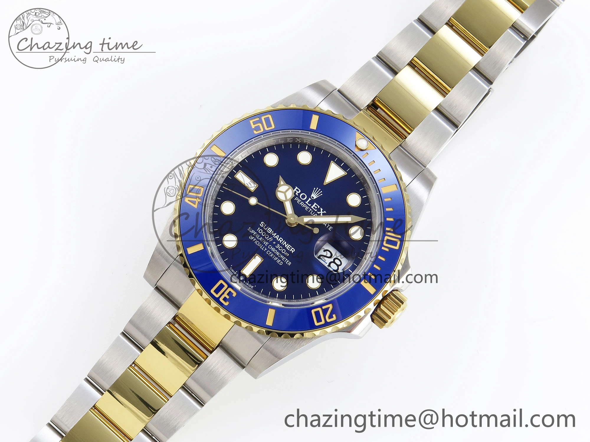 SUBMARINER 41MM 126613 LB SS YG BLUE CERAMIC 904L STEEL GMF 1:1 BEST EDITION VR MoistureWicking 1794