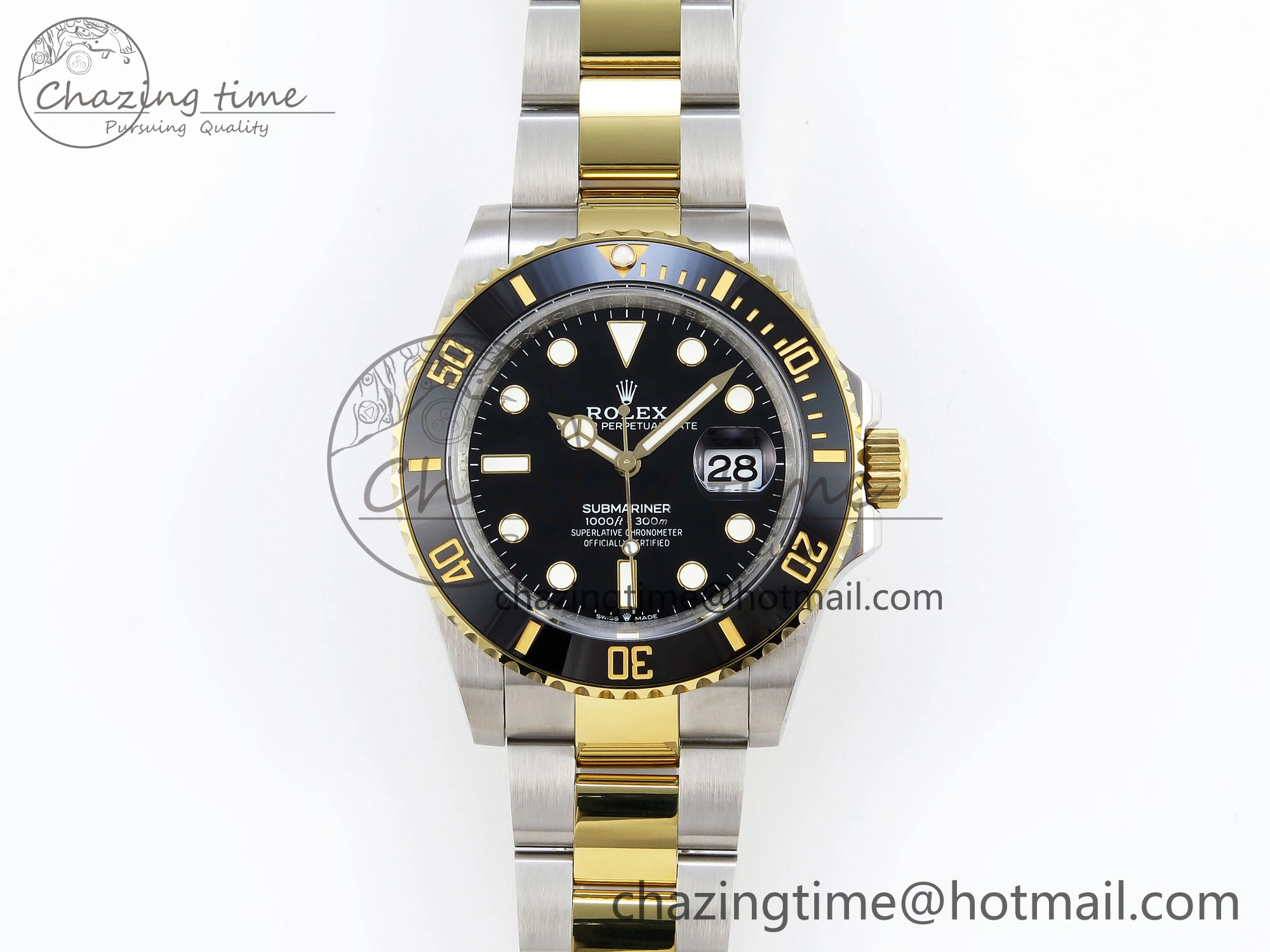 Youthful SUBMARINER 41MM 126613 LN SS YG BLACK CERAMIC 904L STEEL GMF 1:1 BEST EDITION VR 1795