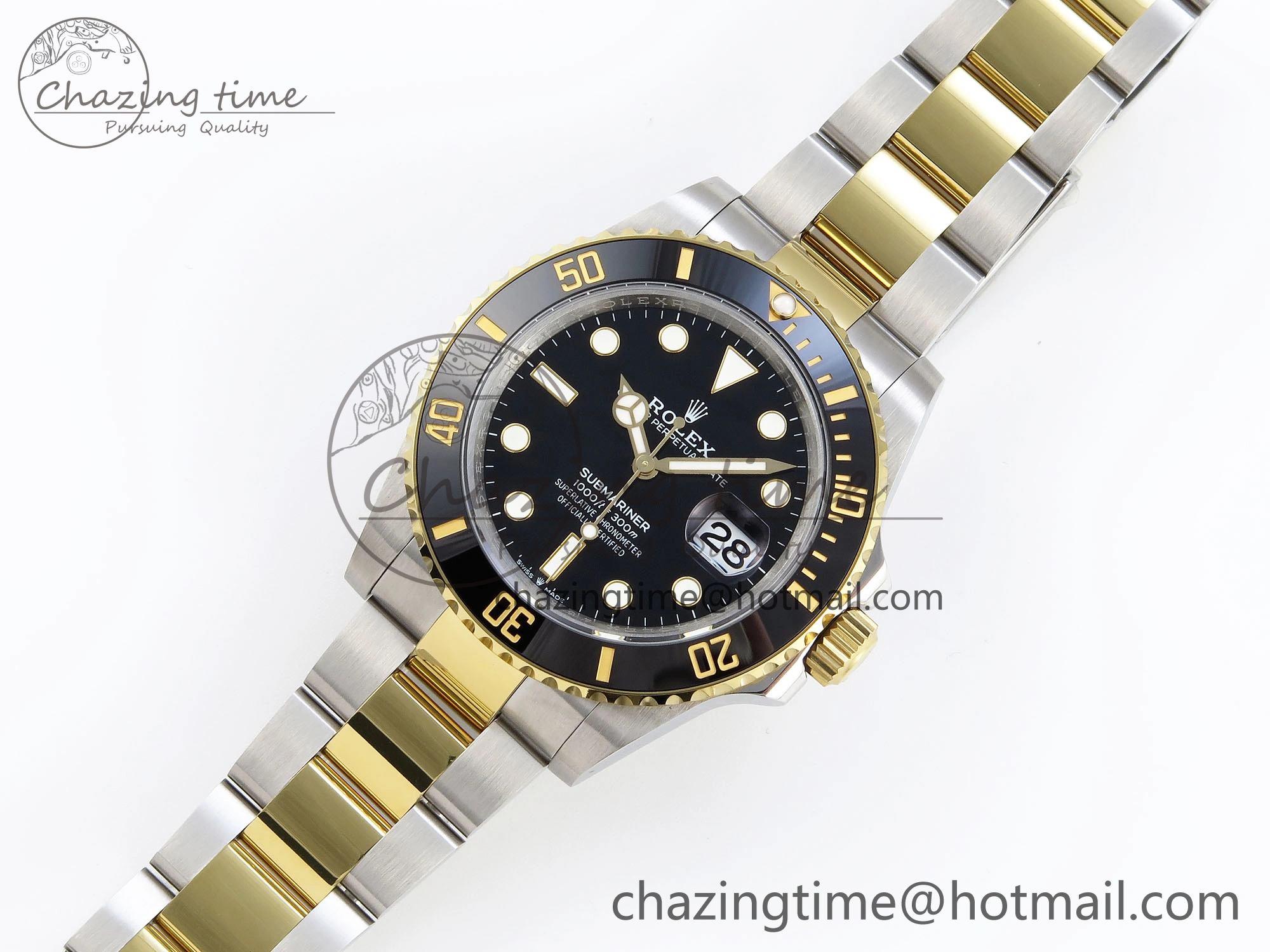 Youthful SUBMARINER 41MM 126613 LN SS YG BLACK CERAMIC 904L STEEL GMF 1:1 BEST EDITION VR 1795