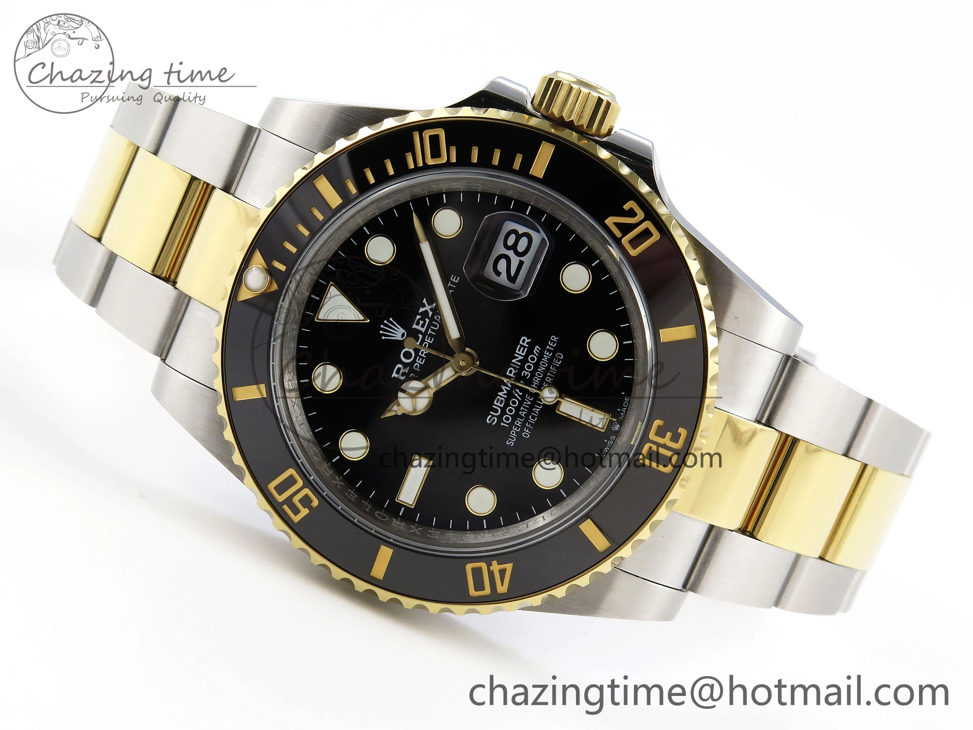 Youthful SUBMARINER 41MM 126613 LN SS YG BLACK CERAMIC 904L STEEL GMF 1:1 BEST EDITION VR 1795