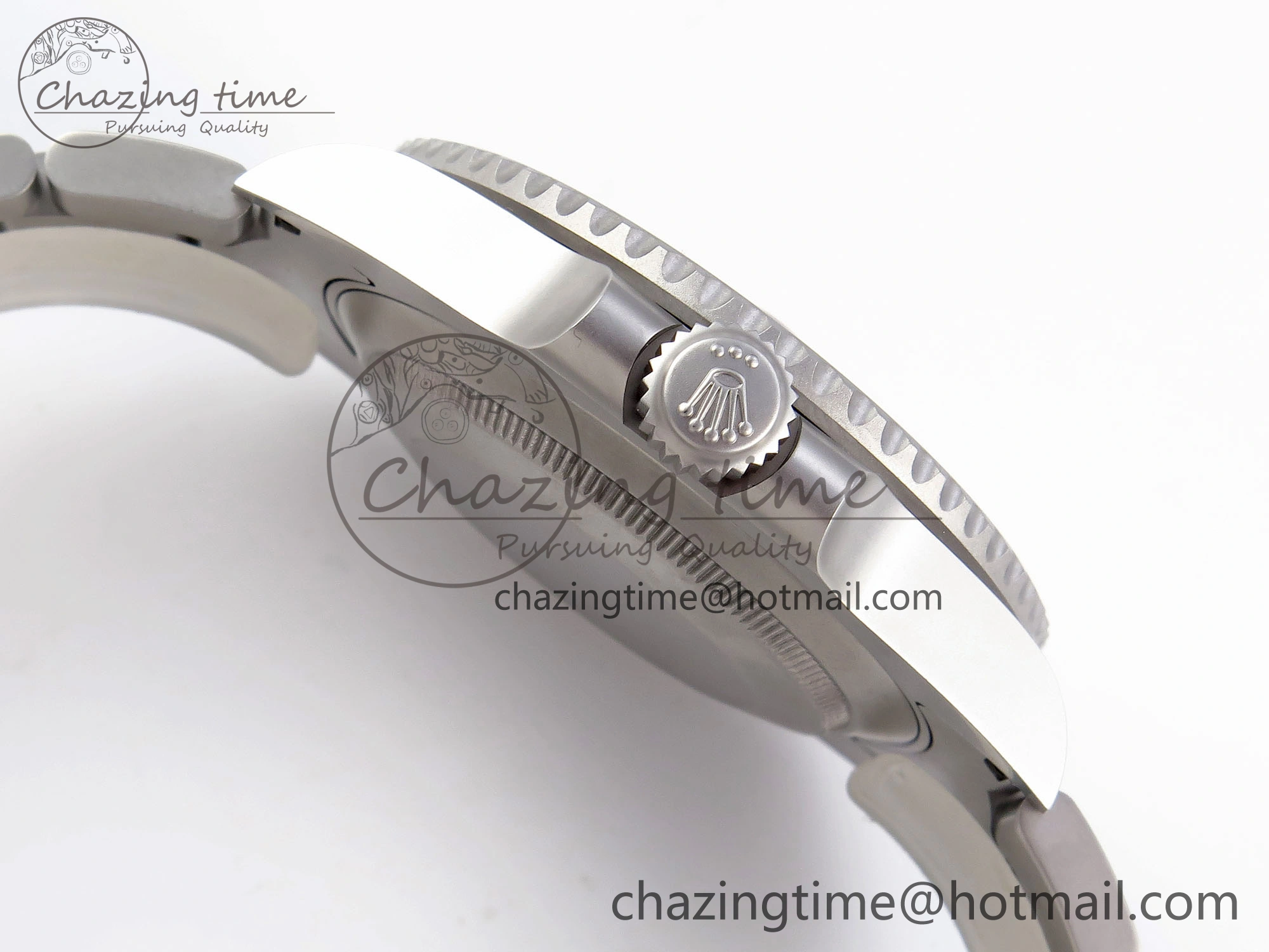 Elegant SUBMARINER DIW SANDBLASTED VSF 1:1 BEST EDITION ORANGE CERAMIC BEZEL ORANGE BLACK DIAL ON SS BRACELET VS 1765