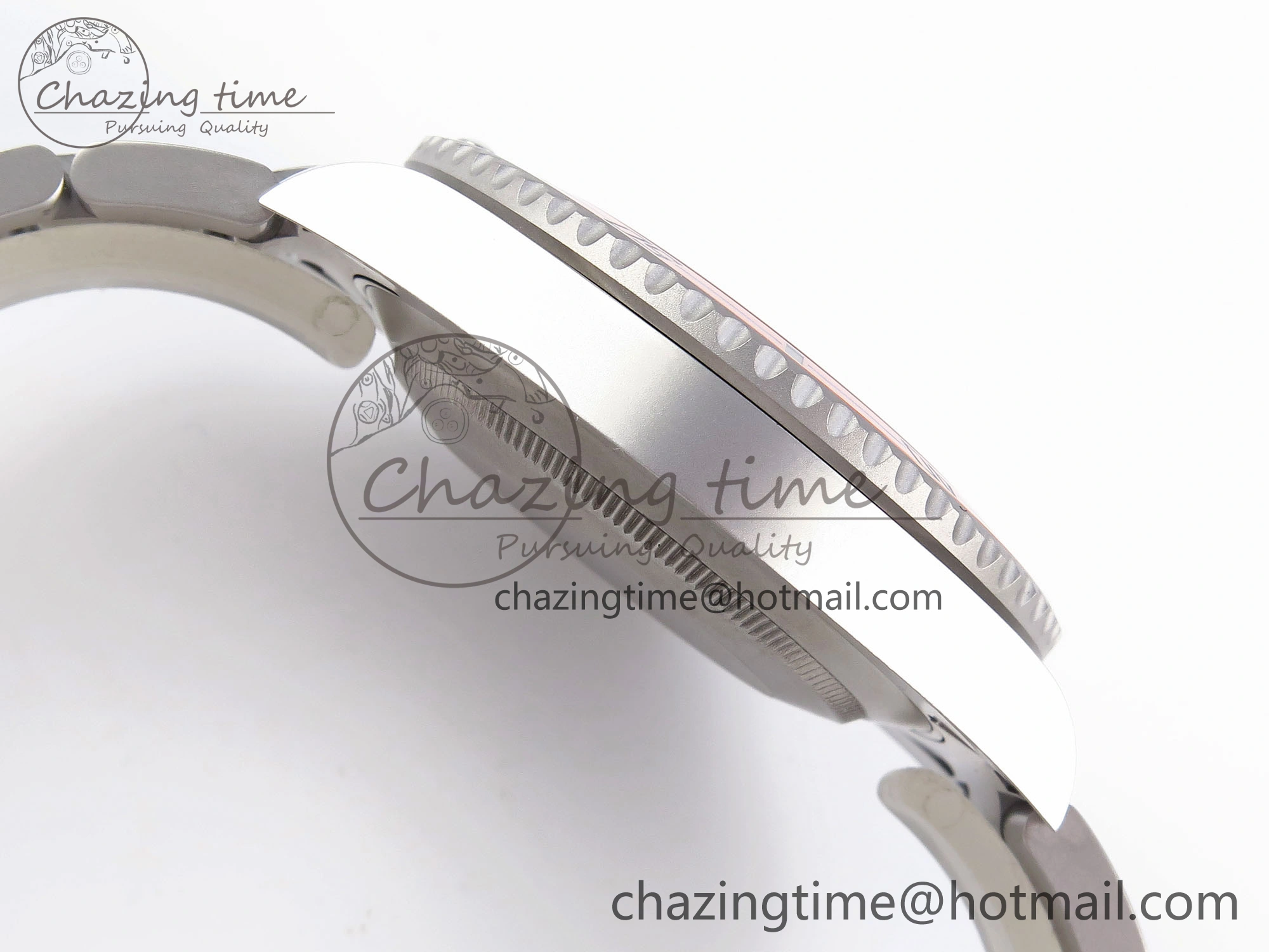 Elegant SUBMARINER DIW SANDBLASTED VSF 1:1 BEST EDITION ORANGE CERAMIC BEZEL ORANGE BLACK DIAL ON SS BRACELET VS 1765