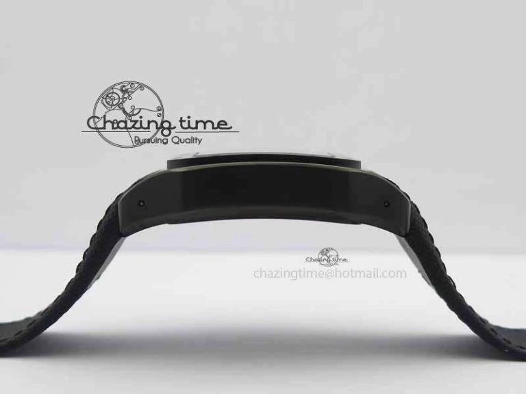 Classic Santos 100 38mm DLC Best Edition Black Dial On Nylon Strap A 6300