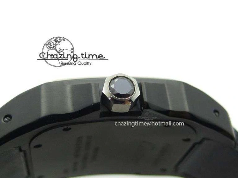 Santos 100 38mm DLC Black Dial A Durable 6376