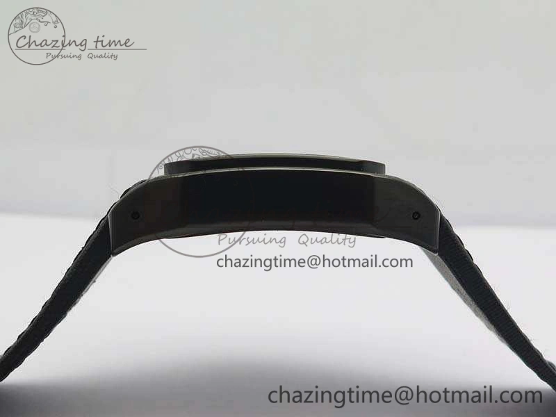 Affordable Santos 100 DLC V6F 1:1 Best Edition Black Dial On Black Nylon Strap A1847 MC 6264