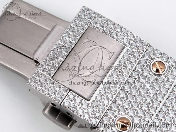 Santos De 40mm TWF 1:1 Best Edition RG Dial 904L SS RG Case and Bracelet A EasyCare 6000