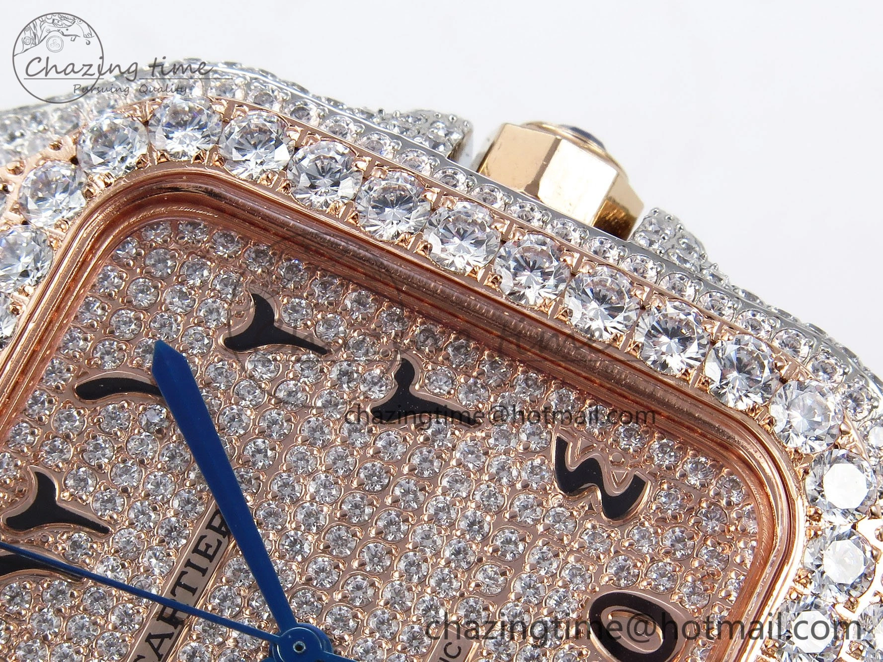 Santos De 40mm TWF 1:1 Best Edition RG Dial 904L SS RG Case and Bracelet A WellDesigned 6003