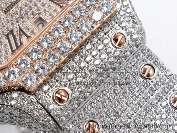 Santos De 40mm TWF 1:1 Best Edition RG Dial 904L SS RG Case and Bracelet A EasyCare 6000